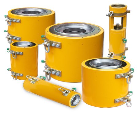 YCW(B) series hollow-center prestressing jacks